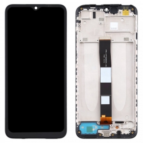 Xiaomi Redmi 9A / 9C / 9AT scherm (zwart) (met een frame) (origineel)