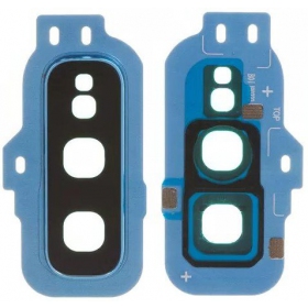 Samsung G970 Galaxy S10e camera glas blauw (Prism Blue)