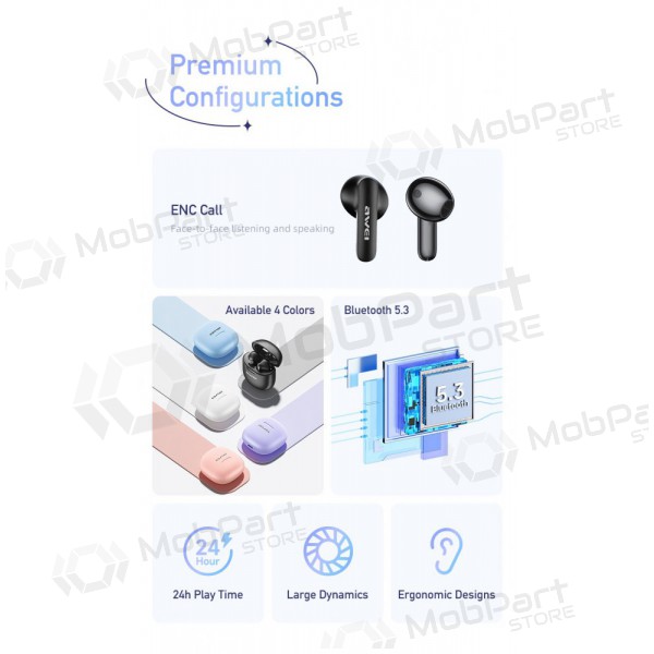 Draadlozes ausinės Awei T68