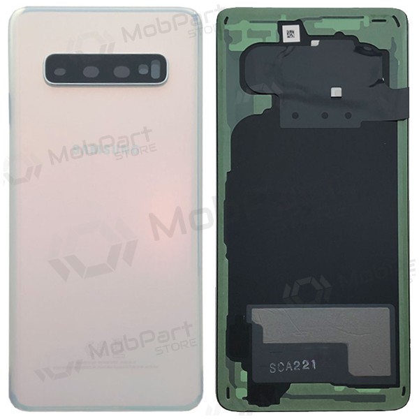 Samsung G973 Galaxy S10 achterkant wit (Prism White) (gebruikt grade B, origineel)