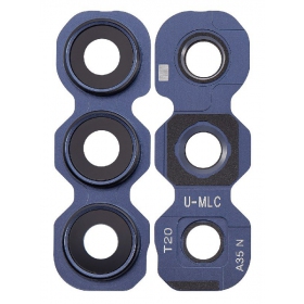 Samsung Galaxy A35 camera glas (met een frame) (Awesome Navy)