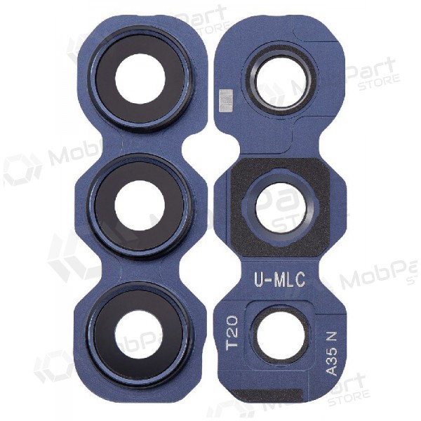 Samsung Galaxy A35 camera glas (met een frame) (Awesome Navy)