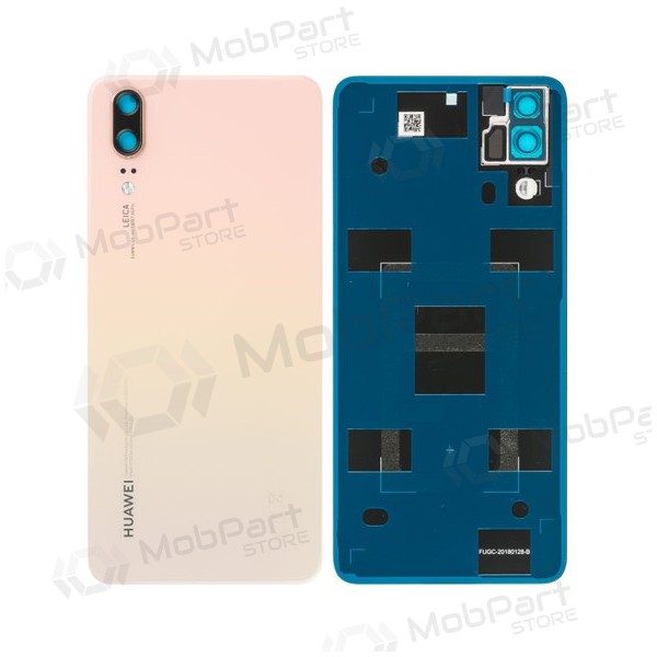 Huawei P20 achterkant (roze) (gebruikt grade A, origineel)