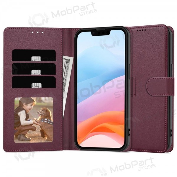 Samsung Galaxy A36 hoesje - Fancy Wallet (bordeaux)