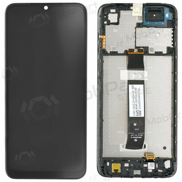 Xiaomi Redmi A2 / A2+ scherm (zwart) (met een frame) (origineel)