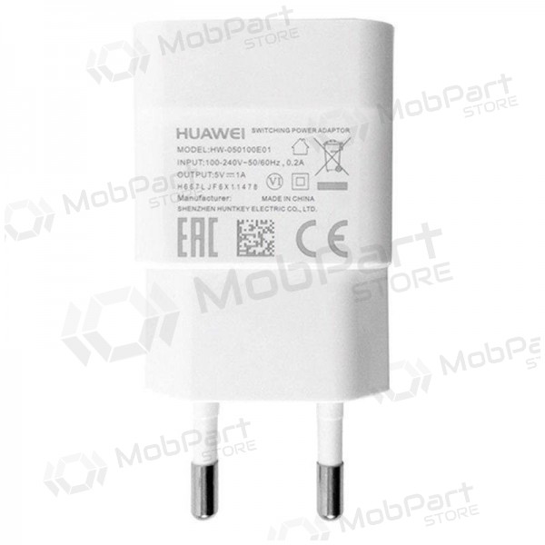 Lader HW-050100E01 (1A) voor Huawei  (wit)
