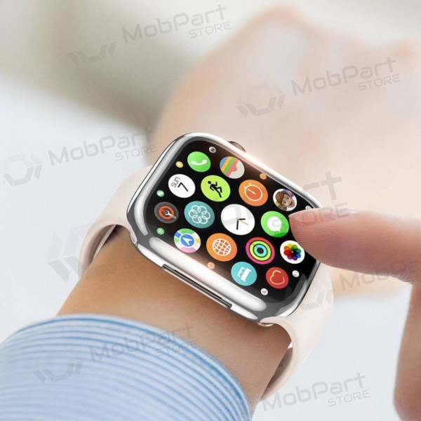 Apple Watch 44mm LCD schermbeschermer / hoesje - Dux Ducis Samo - (zilver)