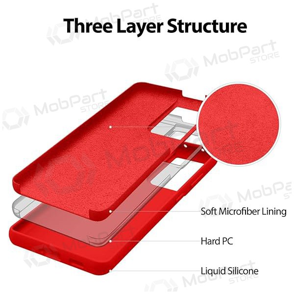 Samsung Galaxy S24 FE hoesje Mercury - Silicone Case (rood)