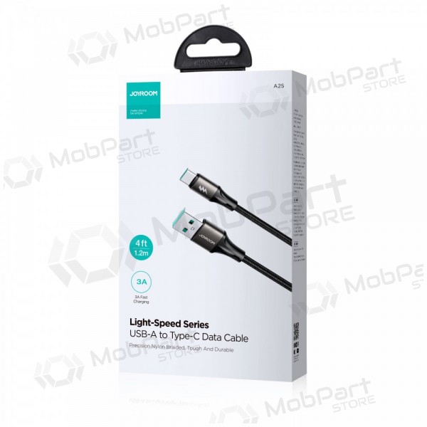 USB kabel Joyroom SA25-AC3 USB to USB-C 3A 1.2m zwart