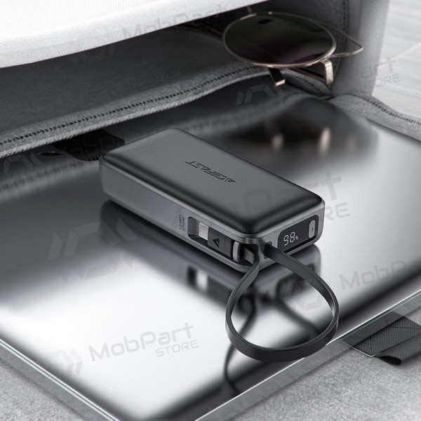 Externe batterij Power Bank Acefast M7-10000 PD30W With Cable 10000mAh zwart