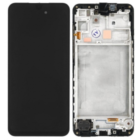 Samsung Galaxy A16 5G scherm (zwart) (met een frame) (origineel)