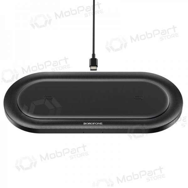 Lader draadloze Borofone BQ7 Prominent Dual (10W) (zwart)