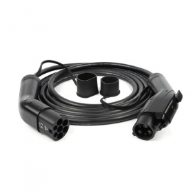 Elektromobilio oplaadkabel Type 1 (Female) - Type 2 (Male), 32A, 7.2kW, 1-fazė, 5m