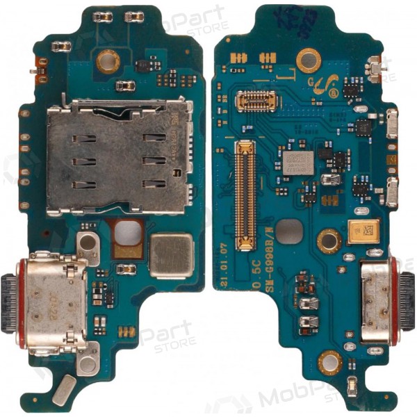 Samsung G998 Galaxy S21 Ultra oplaadconnector en microfoon (service pack) (origineel)