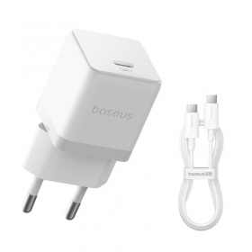 Lader Baseus Palm 20W USB-C + USB-C to USB-C cable 1.0m wit P10111602213-01