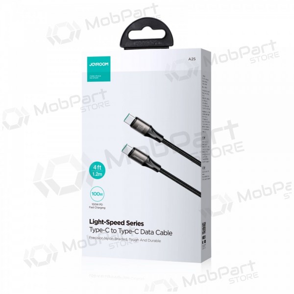 USB kabel Joyroom SA25-CC5 USB-C to USB-C 100W 1.2m zwart