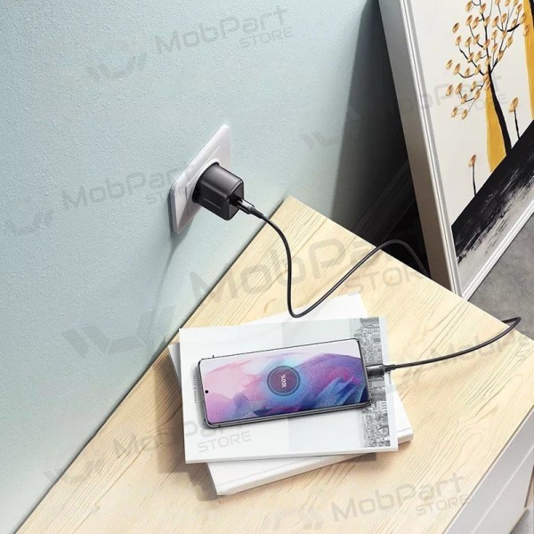 Lader buitinis Ugreen CD250 USB-C 25W + USB-C cable 2.0m zwart