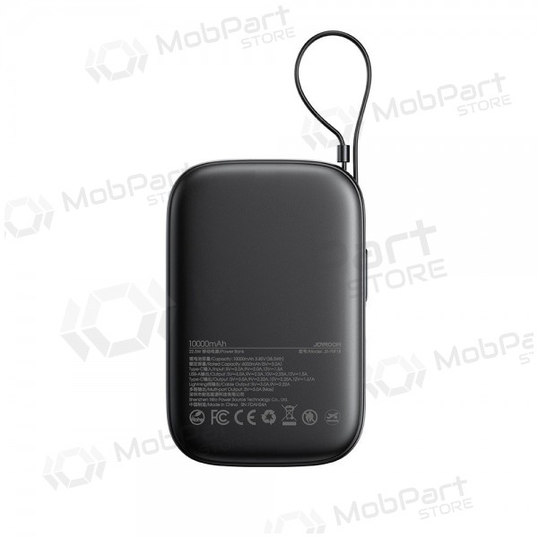 Externe batterij Power Bank Joyroom JR-PBF18 22.5W with Lightning cable 10000mAh zwart