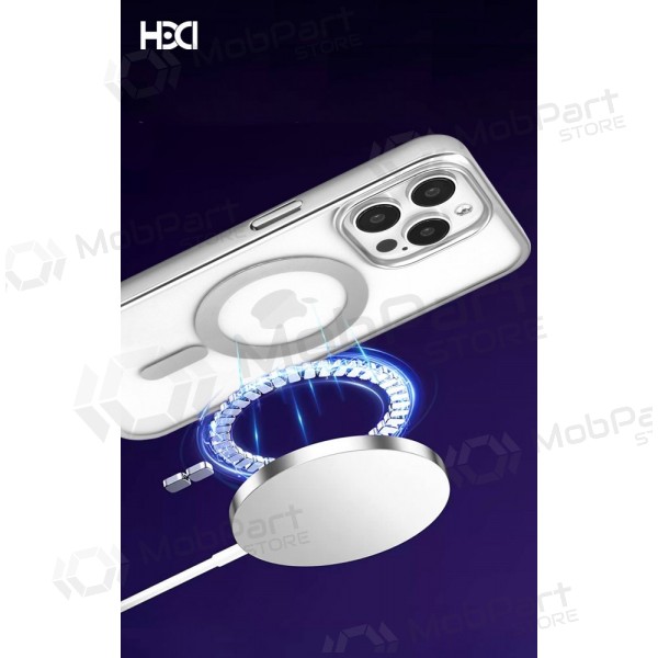 Hoesje HDD Electro MagSafe Case Apple iPhone 12/12 Pro grijs