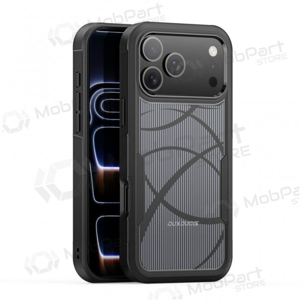 Apple iPhone 17 Pro Max, 18 Pro Max hoesje - Dux Ducis Shld zwart (Rhythm Pattern)