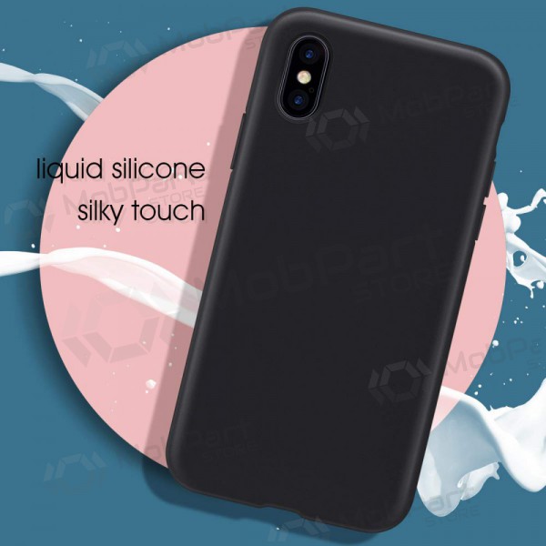Apple iPhone 13 mini hoesje - Liquid Silicone - 1.5mm (zwart)