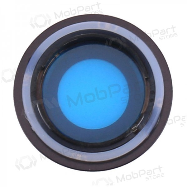 Apple iPhone 8 / SE 2020 camera glas (zwart) (met een frame)