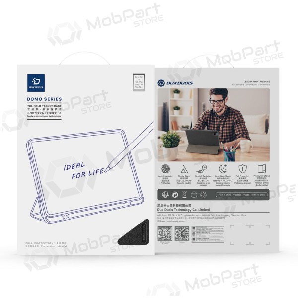 Lenovo IdeaTab 12.1 hoesje - Dux Ducis Domo - zwart