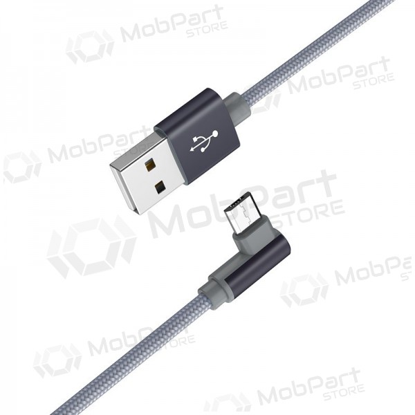 USB kabel Borofone BX26 microUSB 1.0m (grijs)