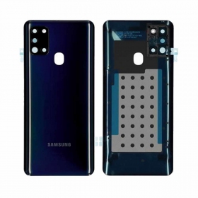 Samsung A217 Galaxy A21s 2020 achterkant (zwart) (gebruikt grade C, origineel)
