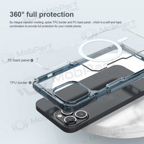 Apple iPhone 14 hoesje - Nillkin Nature Magnetic (blauw)