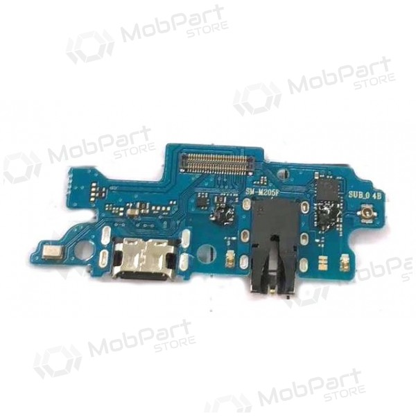 Samsung M205 Galaxy M20 2019 oplaadconnector en microfoon