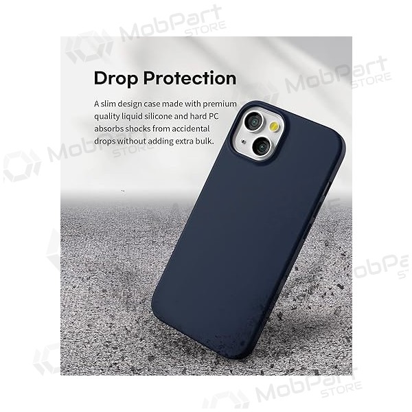 Apple iPhone 14 hoesje -Mercury Soft Feeling- (donkerblauw)