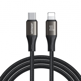 USB kabel Joyroom SA25-CL3 USB-C to Lightning 30W 1.2m zwart