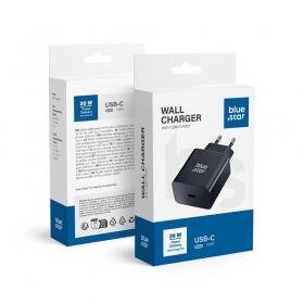 Telefoonoplader Blue Star TFB-TC-20WPD 20 W USB-C zwart