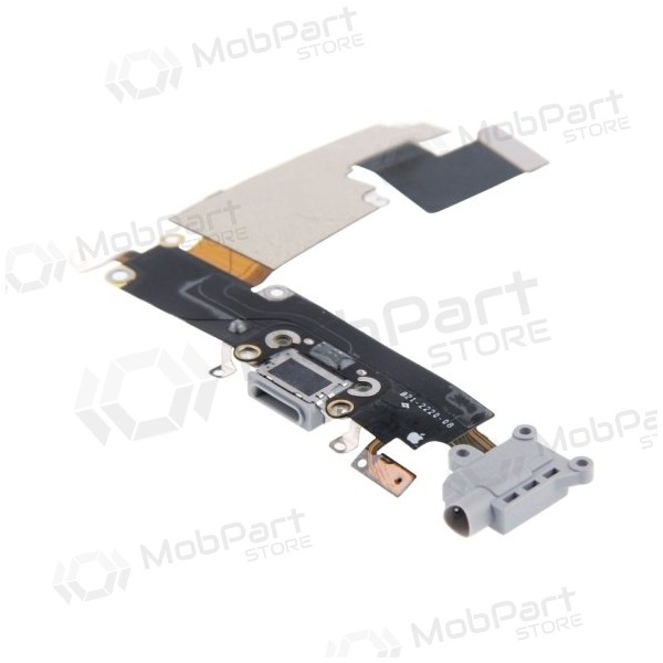 Apple iPhone 6 Plus oplaadconnector en microfoon (šviesiai grijs) (gebruikt, origineel)