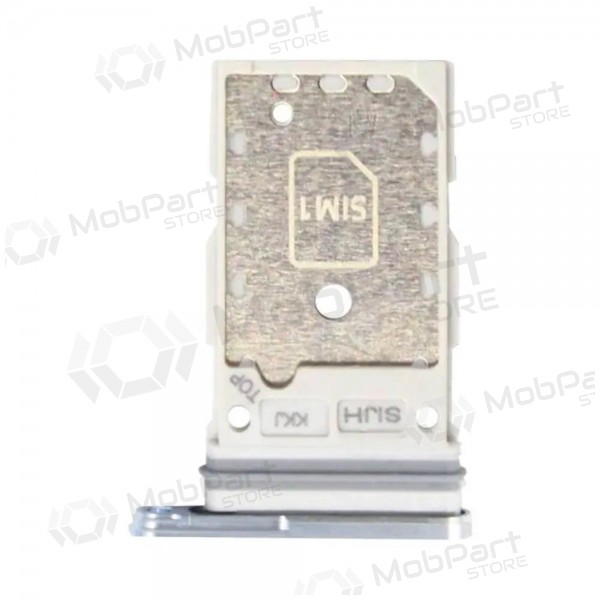 Samsung Galaxy S22 Ultra Dual SIM-kaarthouder (Phantom White) (service pack) (origineel)