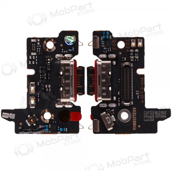 Xiaomi Poco F4 5G oplaadconnector en microfoon