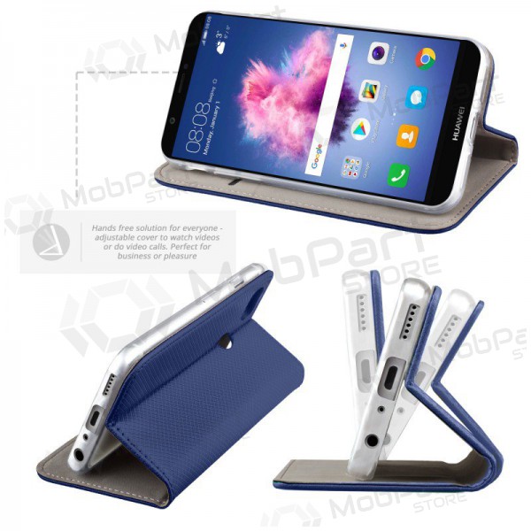 Apple iPhone 12 mini hoesje -Smart Magnet- (donkerblauw)