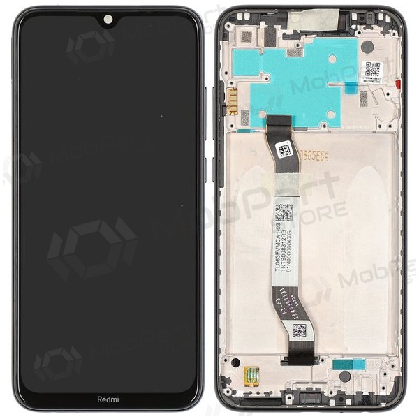 Xiaomi Redmi Note 8 / Note 8 2021 scherm (zwart) (met frame) (Premium)