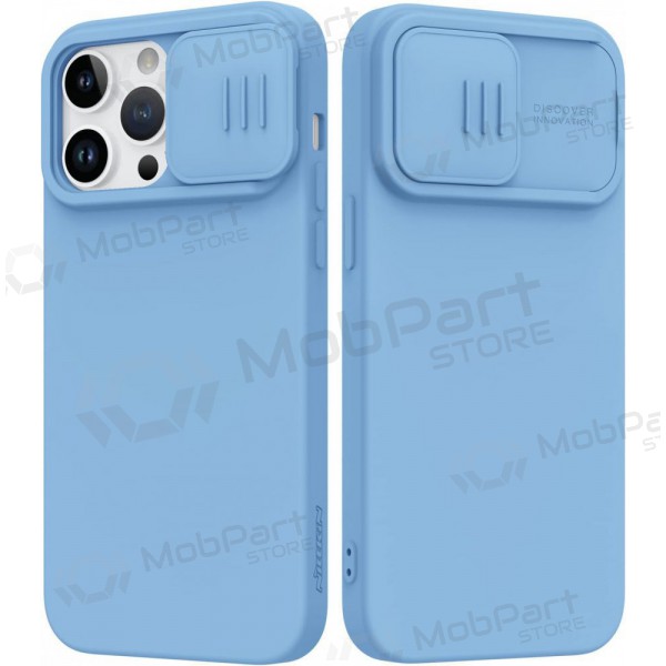 Apple iPhone 14 Plus hoesje „Nillkin Silicone“ (lichtblauw)