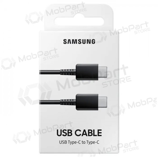 USB kabel origineel Samsung EP-DA705 Type-C-Type-C 1.0m in het pakket zwart