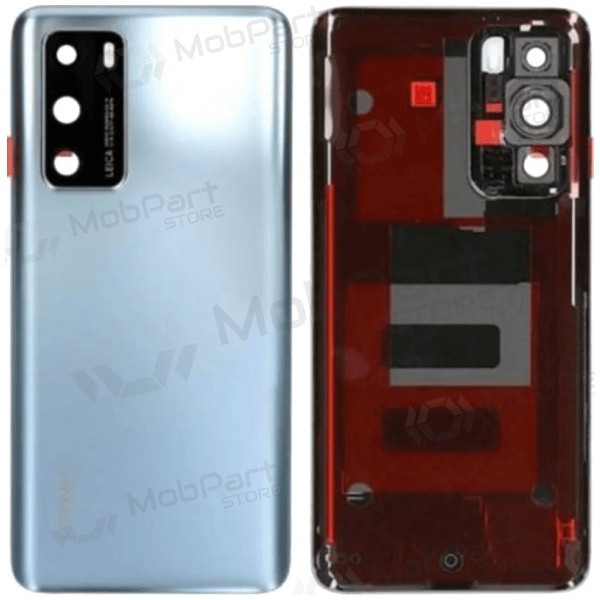 Huawei P40 achterklep (zilver) (origineel)