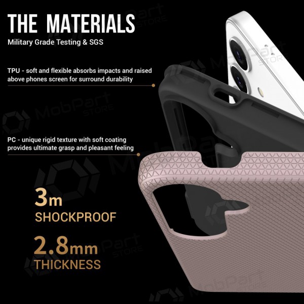 Samsung Galaxy S24, S25 hoesje „Perfectionists“ (rožinio aukso)