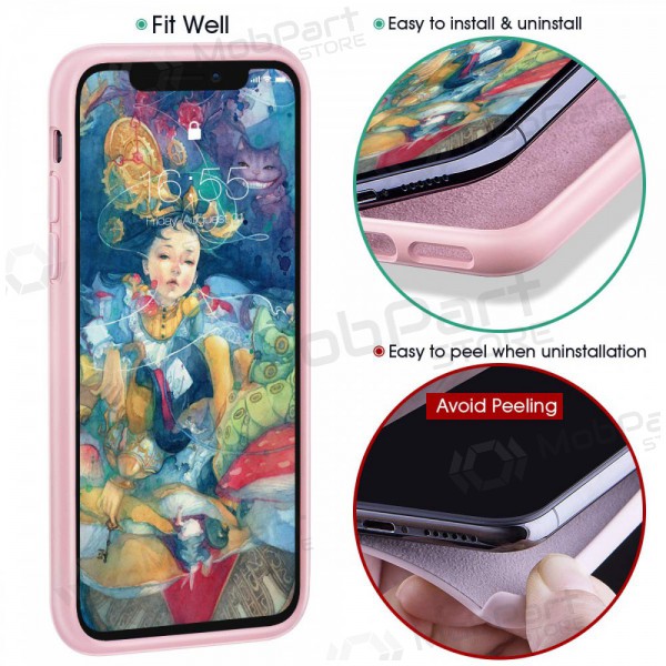 Apple iPhone 13 Pro Max hoesje - Liquid Silicone - 1.5mm (roze)