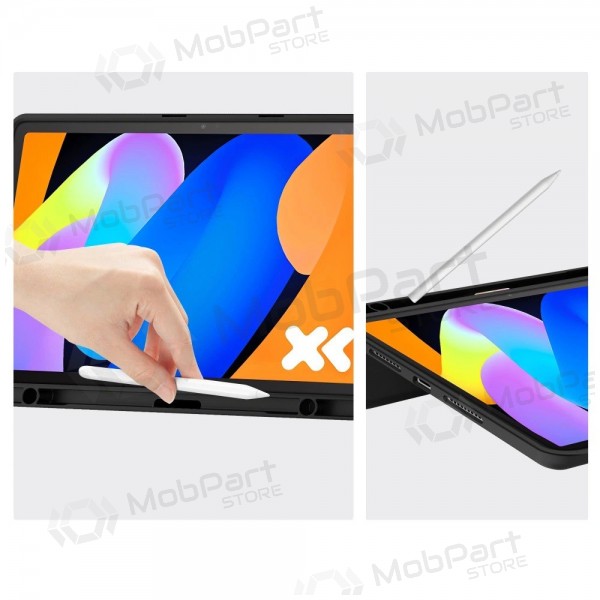 Lenovo IdeaTab 12.1 hoesje - Tech-Protect SmartCase Pen Holder (zwart)