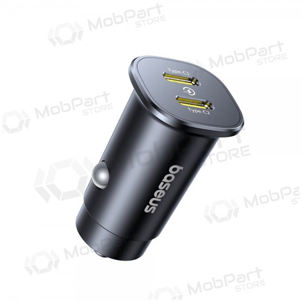 Autolader Baseus GoTrip 2xUSB-C 30W zwart C00072300123-01