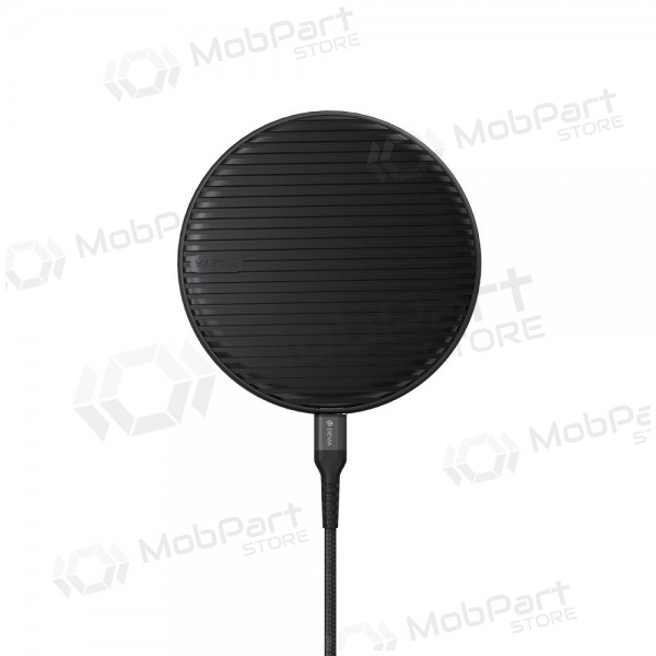Draadloze lader Devia Aurora Ultra-Slim 15W (zwart)