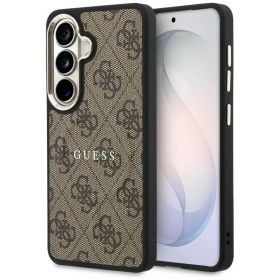 Samsung Galaxy S26 hoesje - Guess PU Leather 4G Gold Frame Magnetic