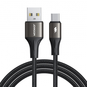 USB kabel Joyroom SA25-AC3 USB to USB-C 3A 1.2m zwart