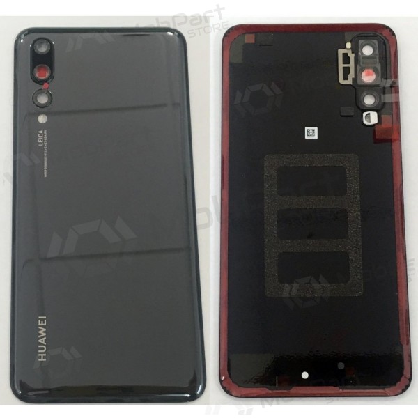 Huawei P20 Pro achterkant (zwart) (service pack) (origineel)